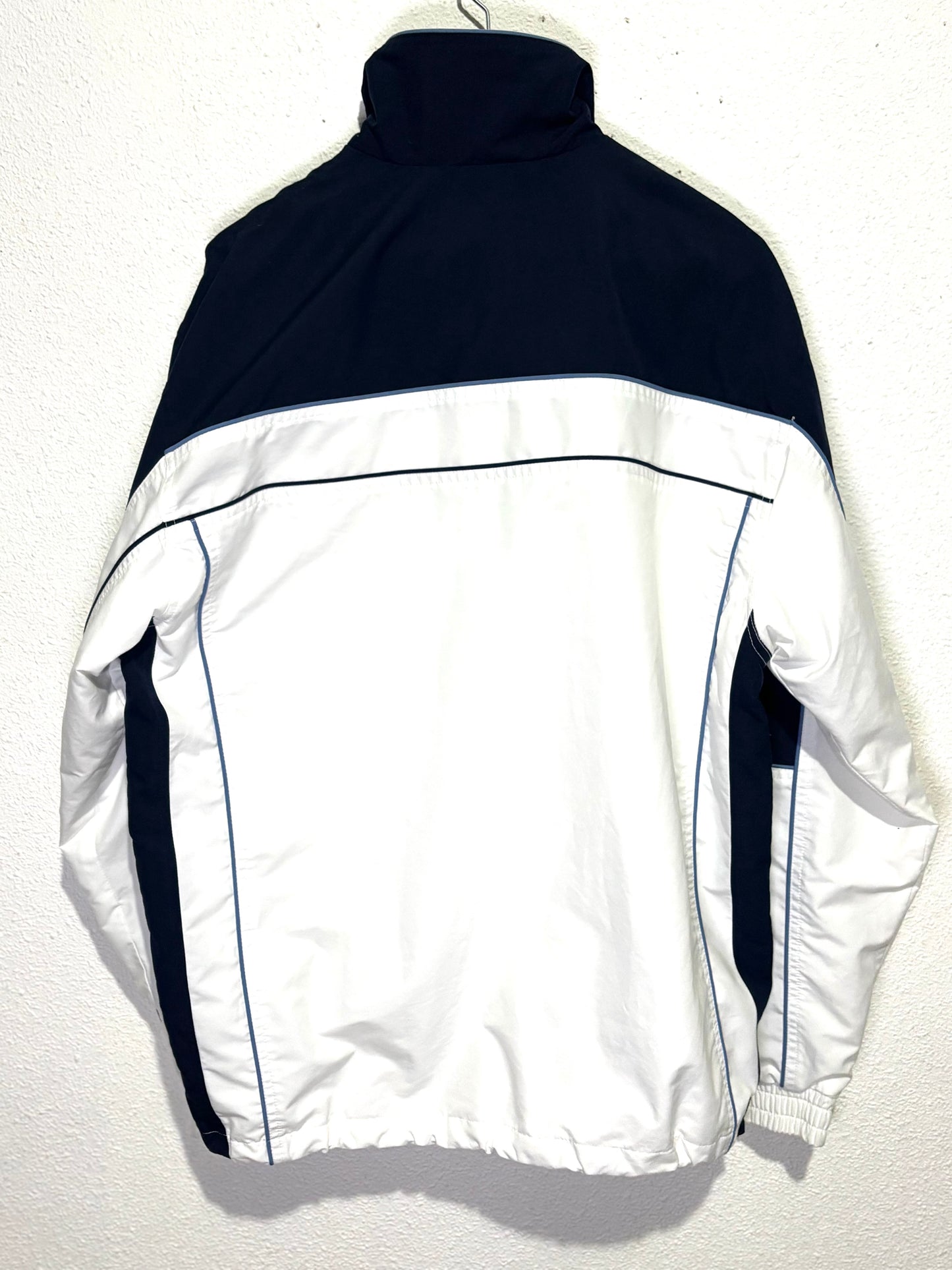 Chaqueta Lotto Vintage Retro White/Navy Blue