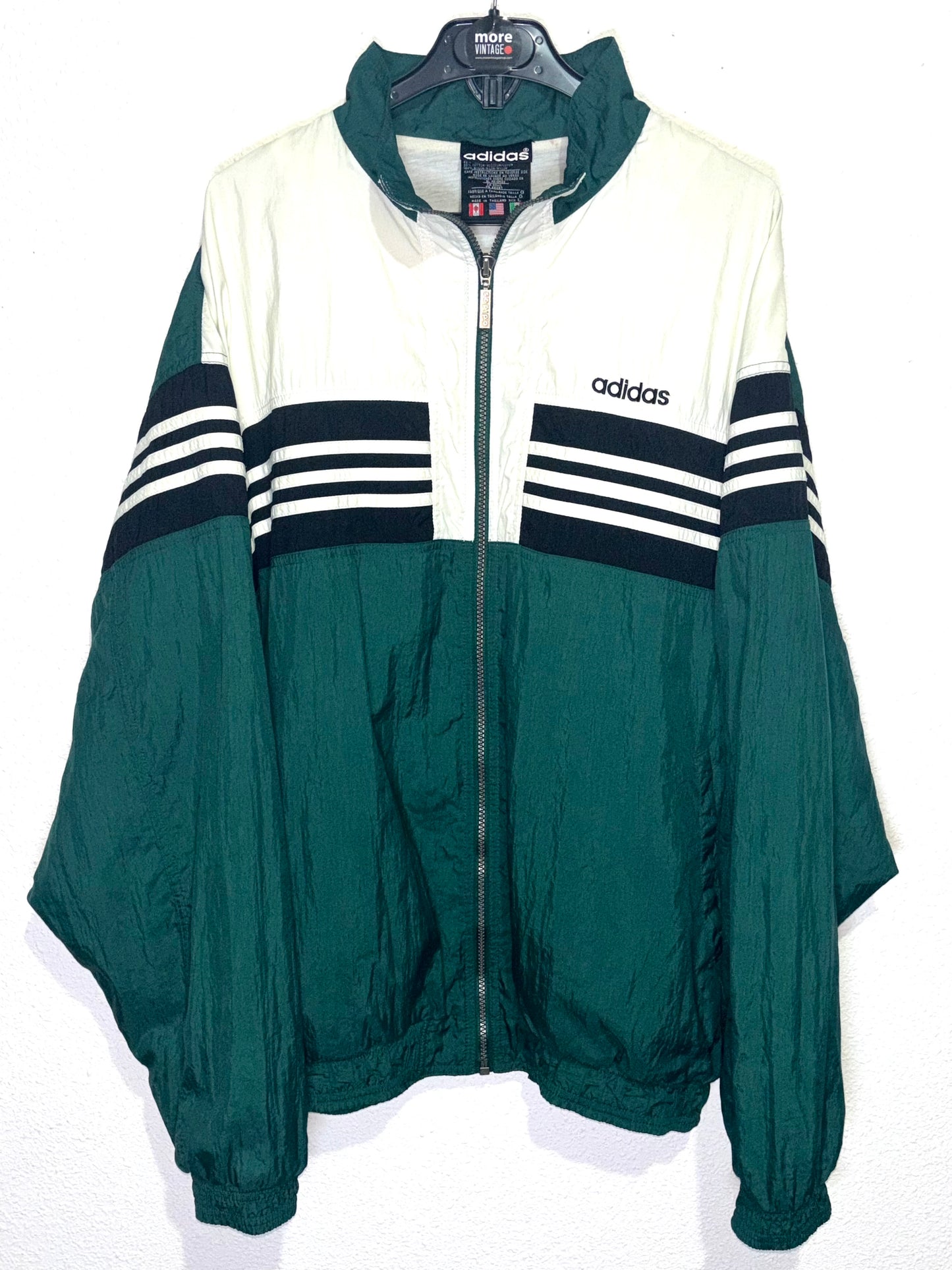 Chaqueta Adidas Vintage Retro Green/White