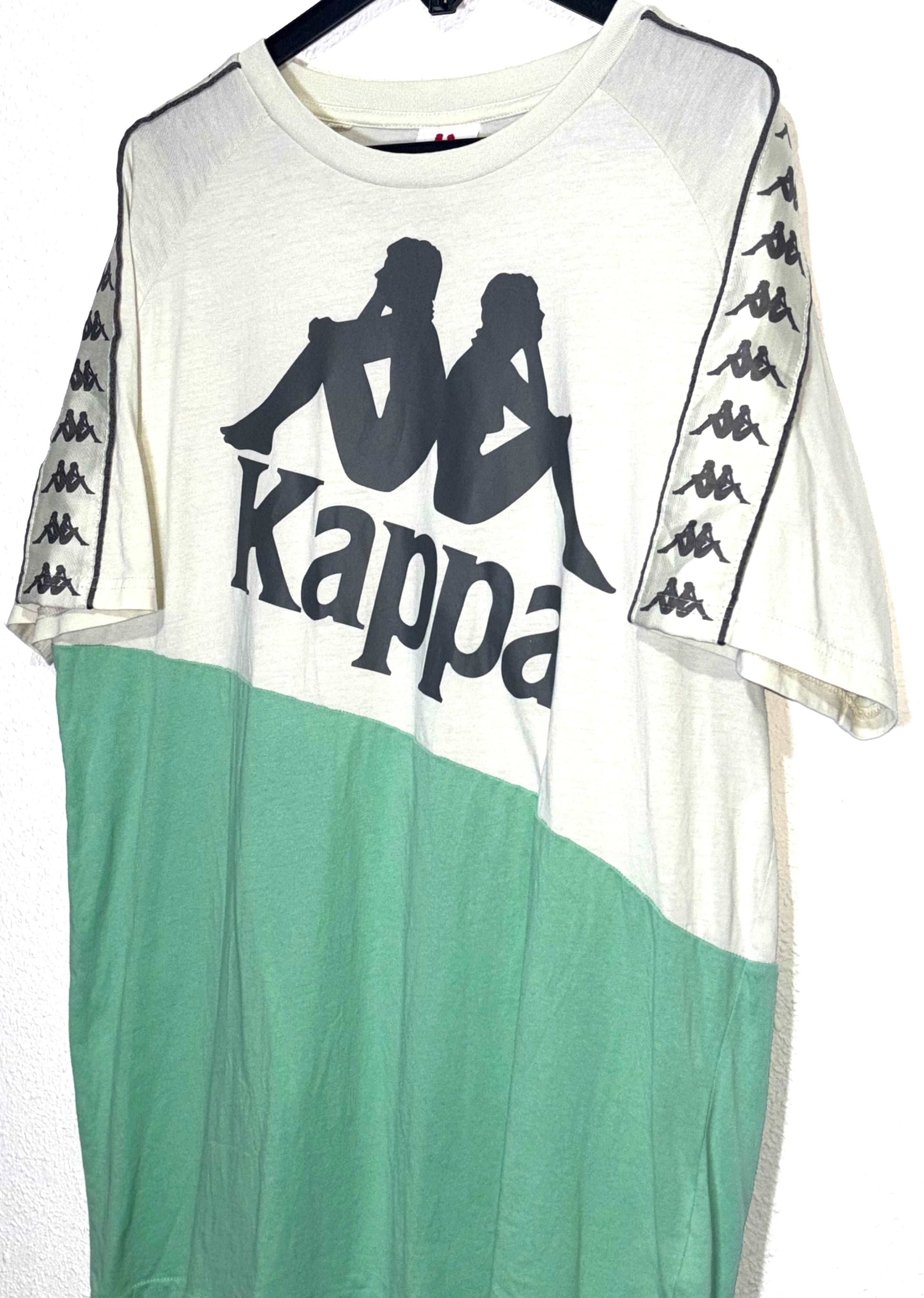 Camiseta Kappa Vintage Green/Beis