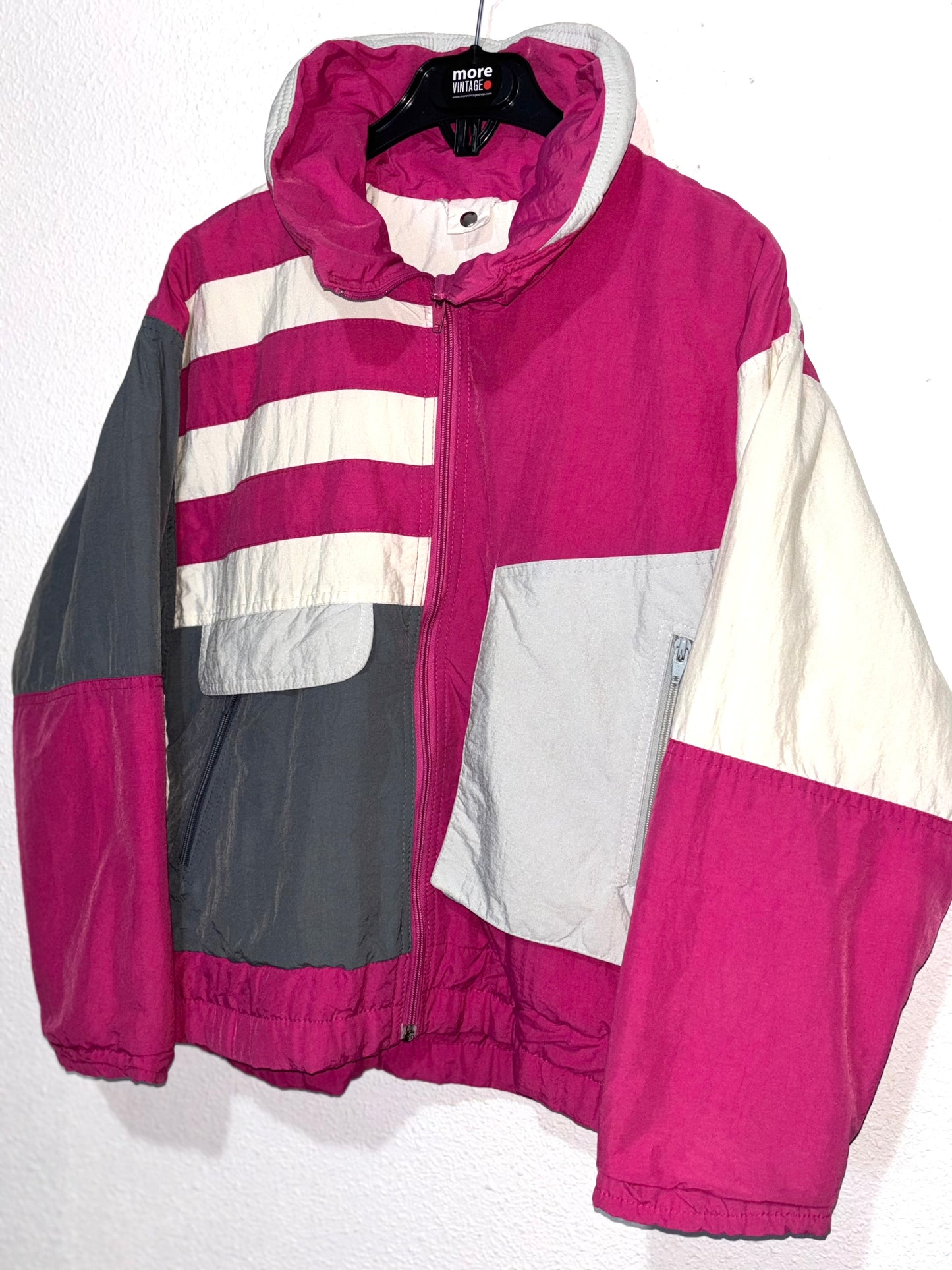 Abrigo Ski Retro Pink/Grey