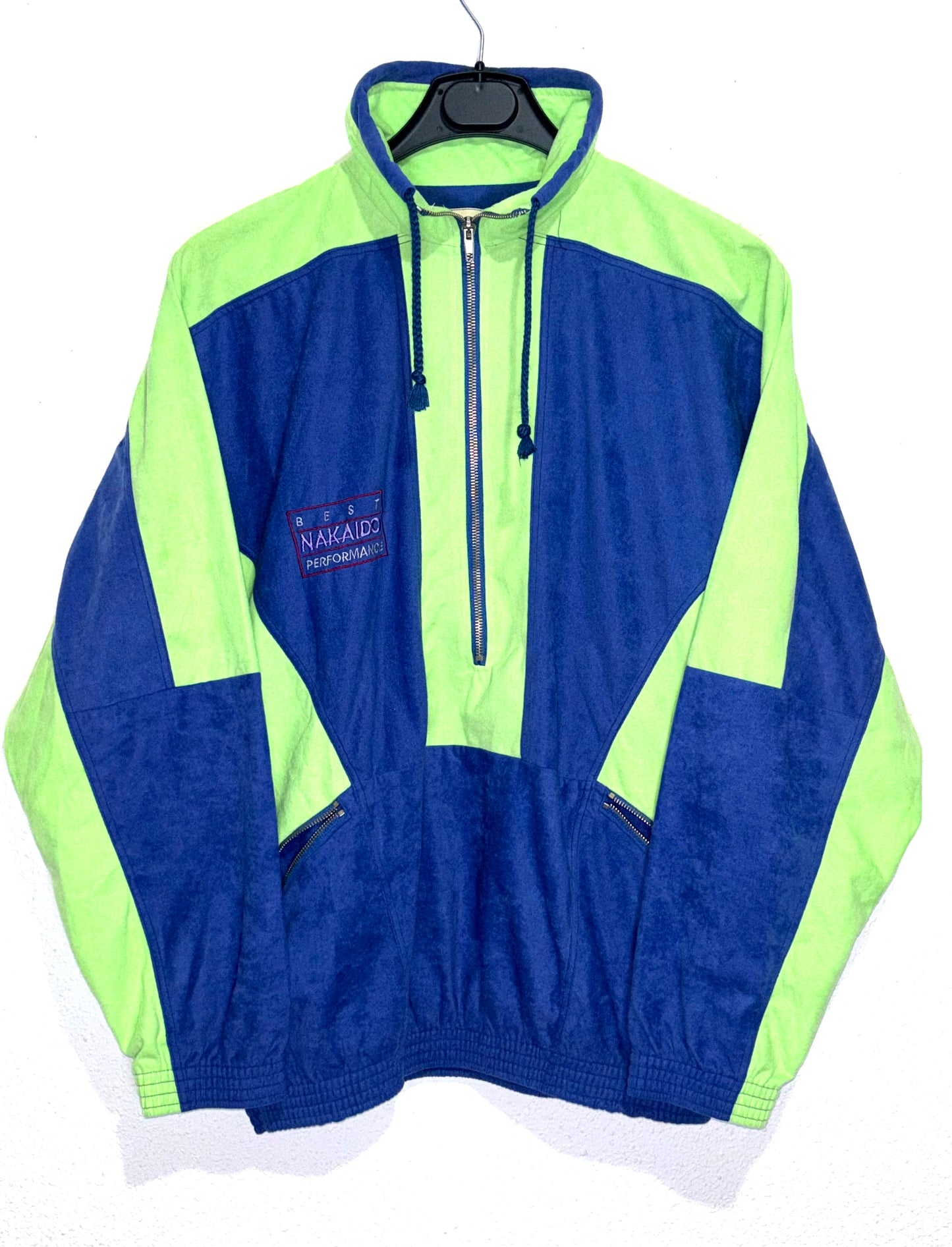 Sudadera Vintage Nakaido Retro Green/Blue