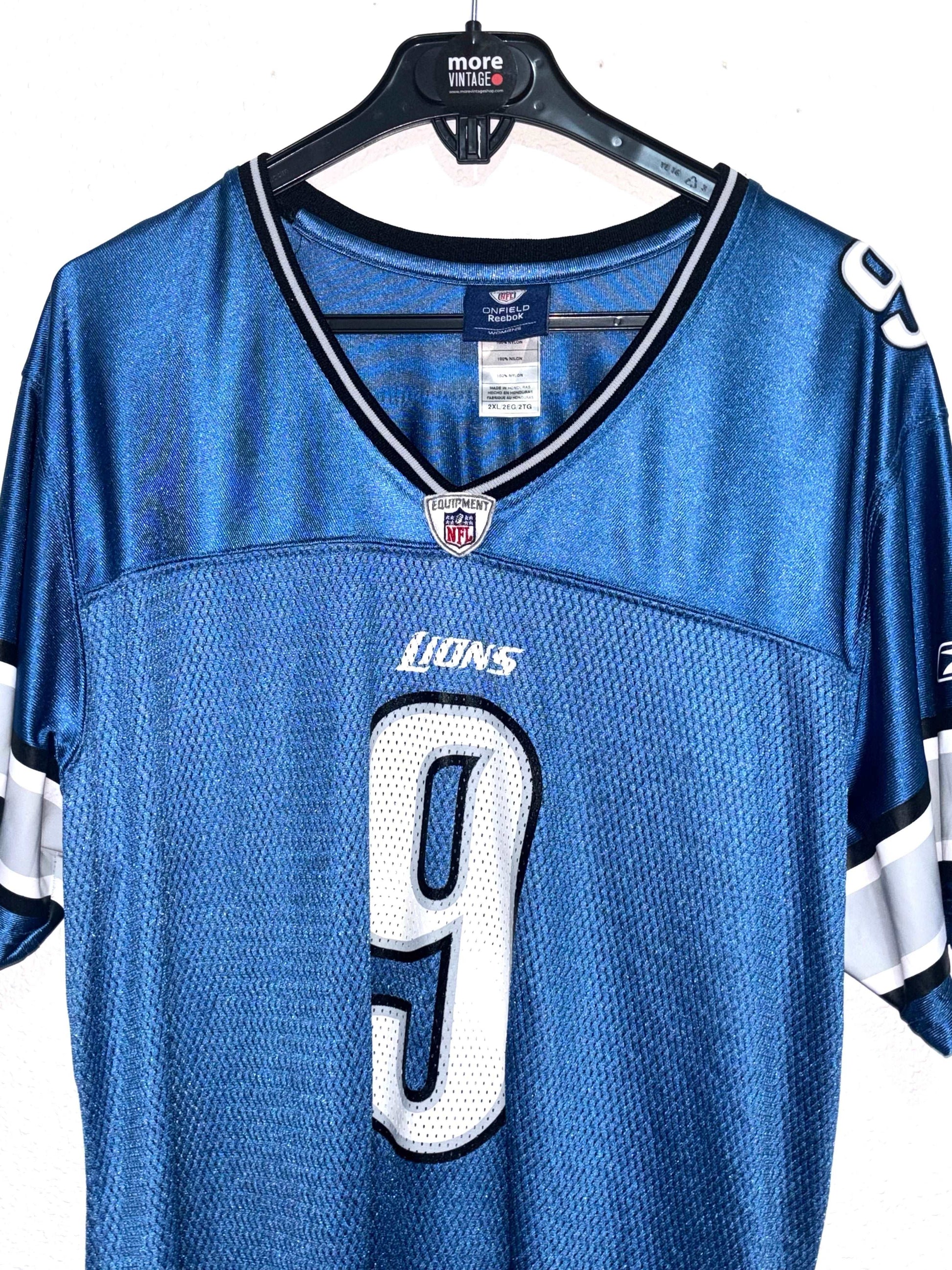 Camiseta NFL Reebok Lions Stafford #9 Women’s