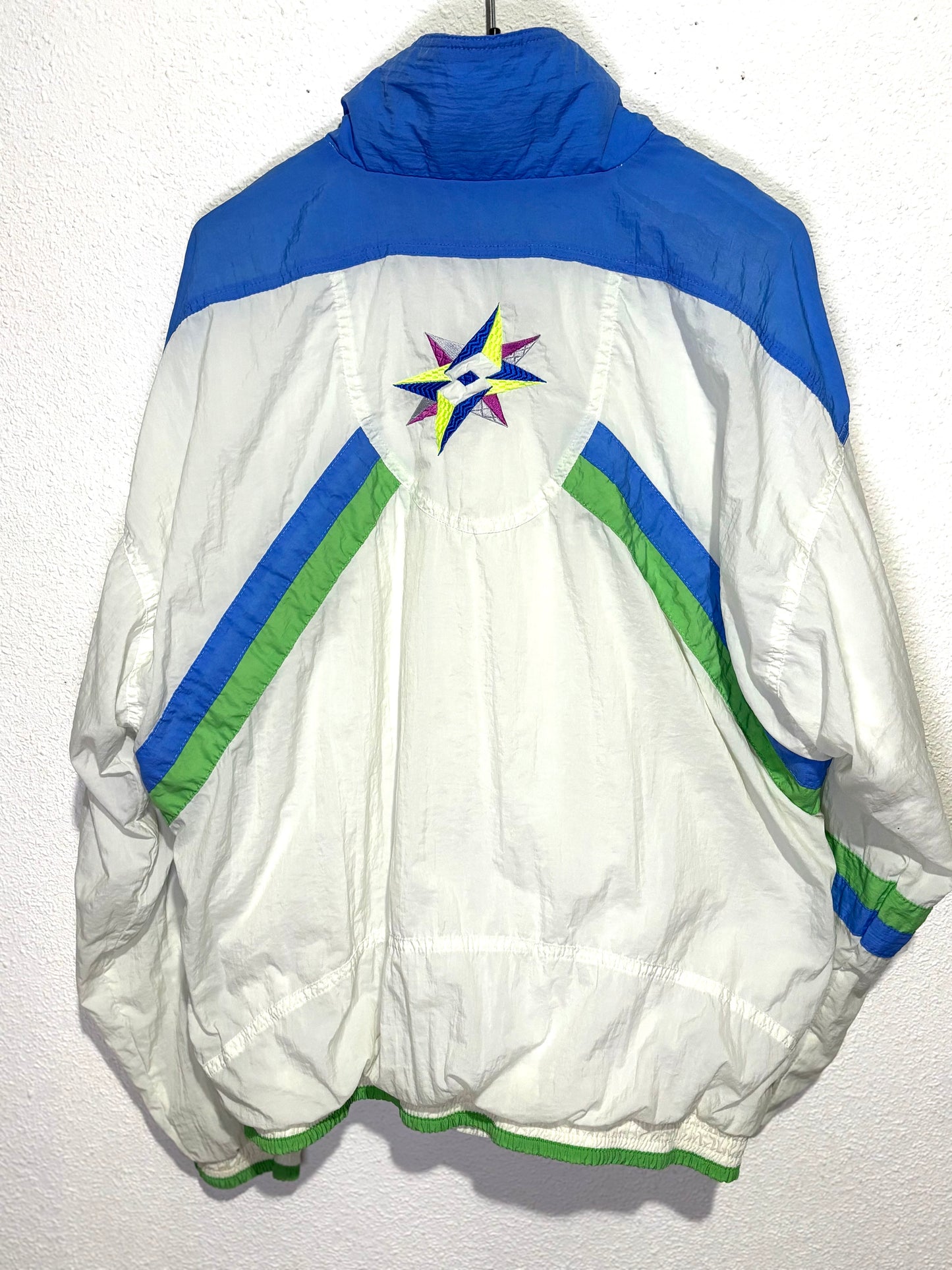 Chaqueta Lotto Retro White/Blue