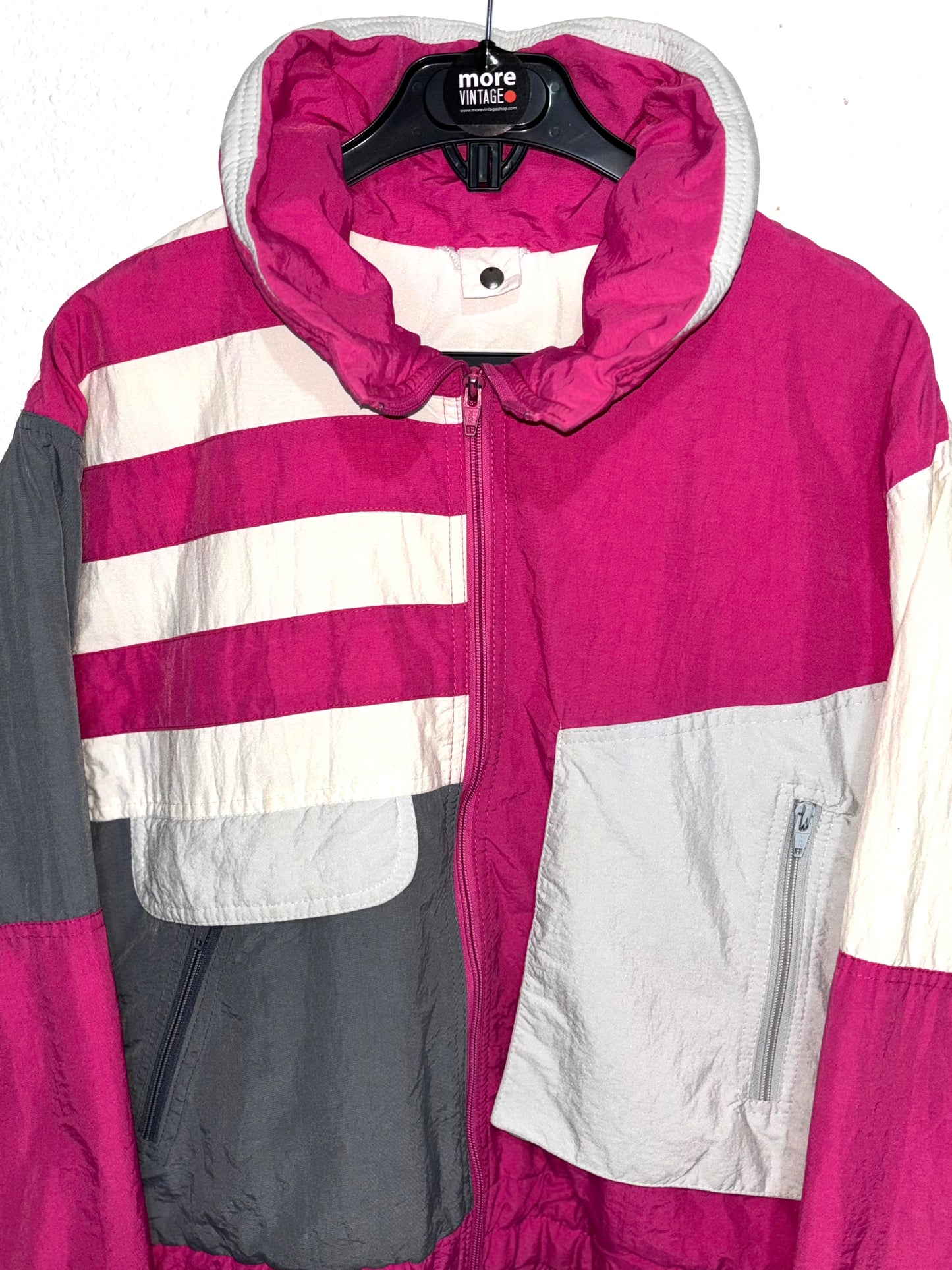 Abrigo Ski Retro Pink/Grey