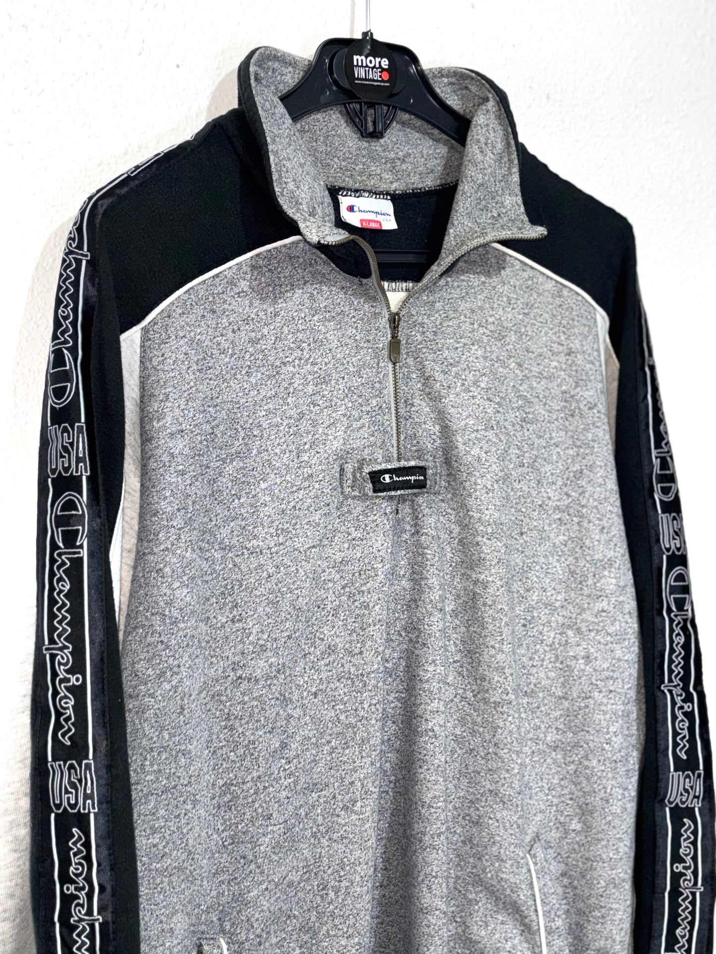 Sudadera Champion USA Retro Grey