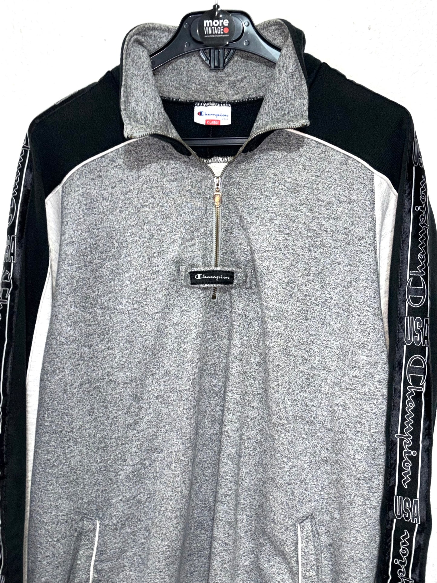 Sudadera Champion USA Retro Grey