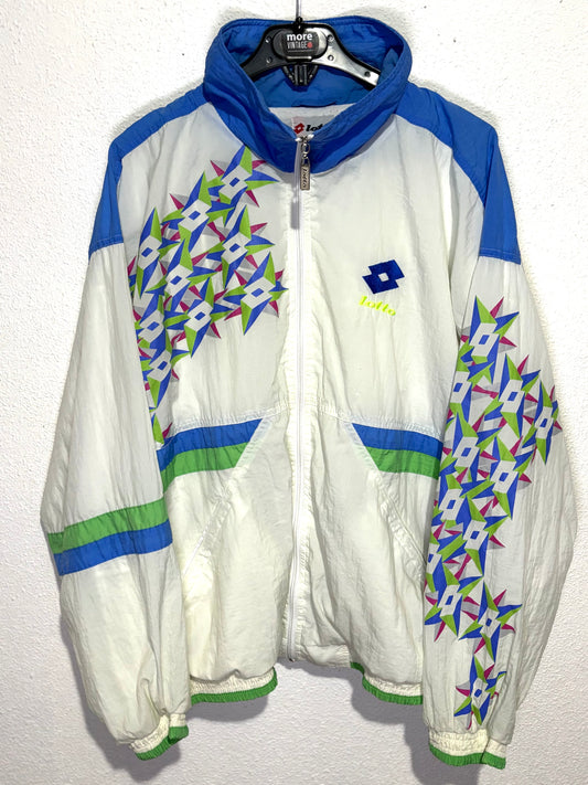 Chaqueta Lotto Retro White/Blue