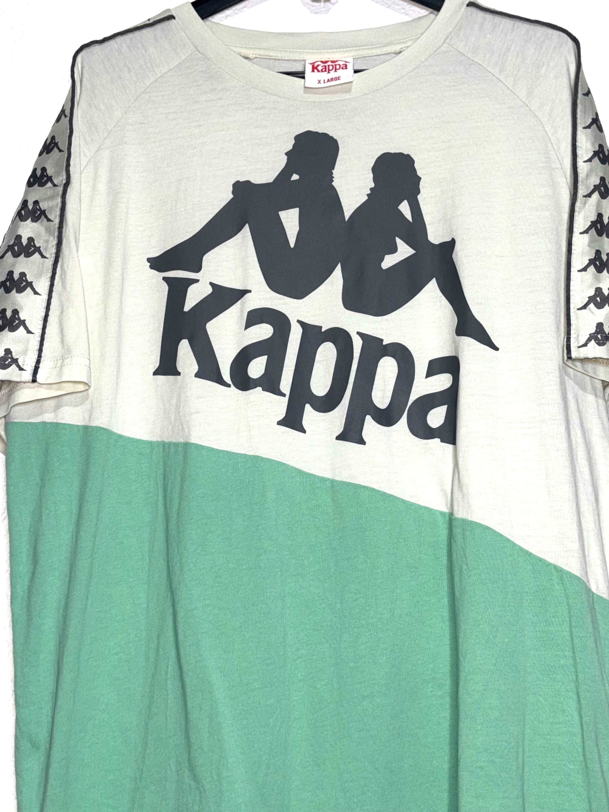 Camiseta Kappa Vintage Green/Beis