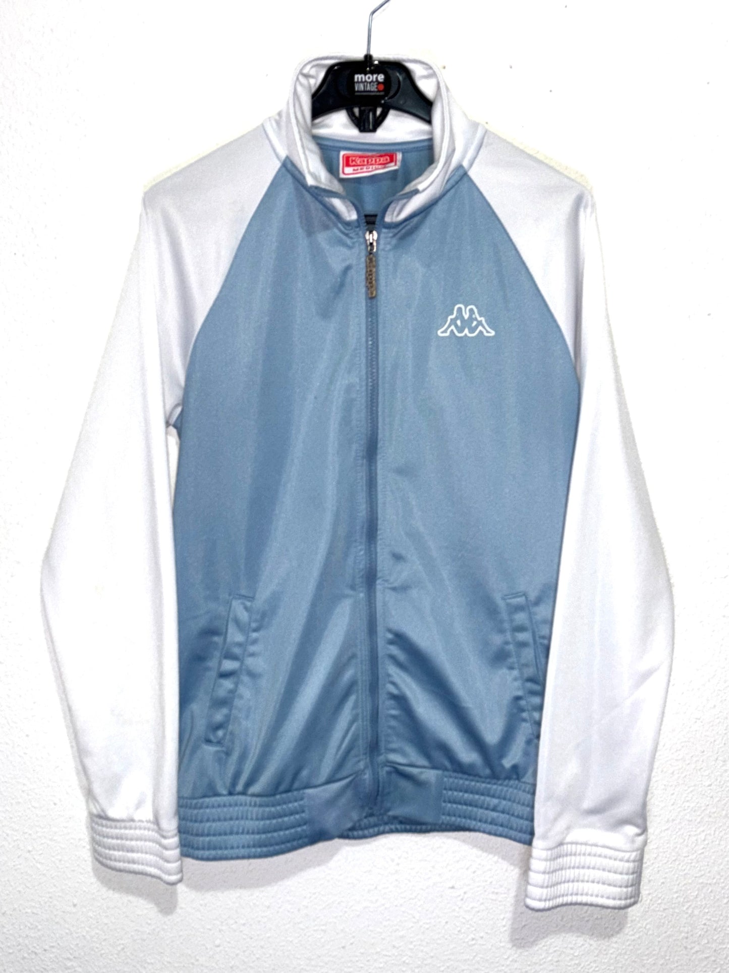 Chaqueta Kappa Vintage White/Light Blue