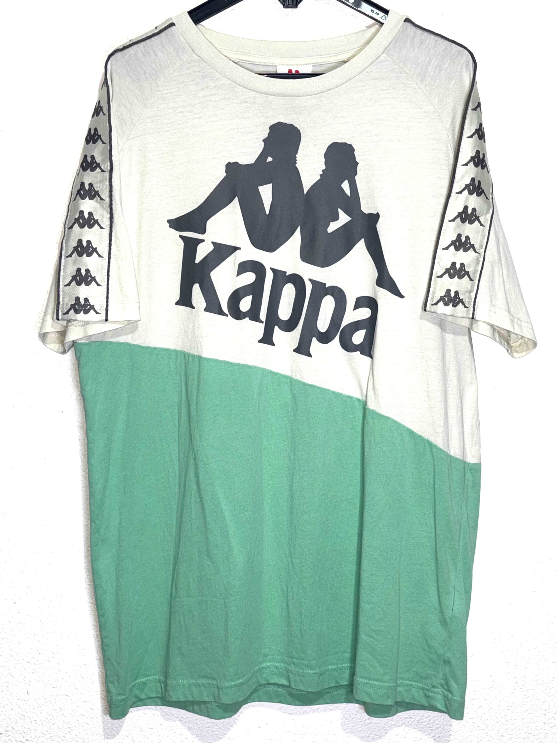 Camiseta Kappa Vintage Green/Beis