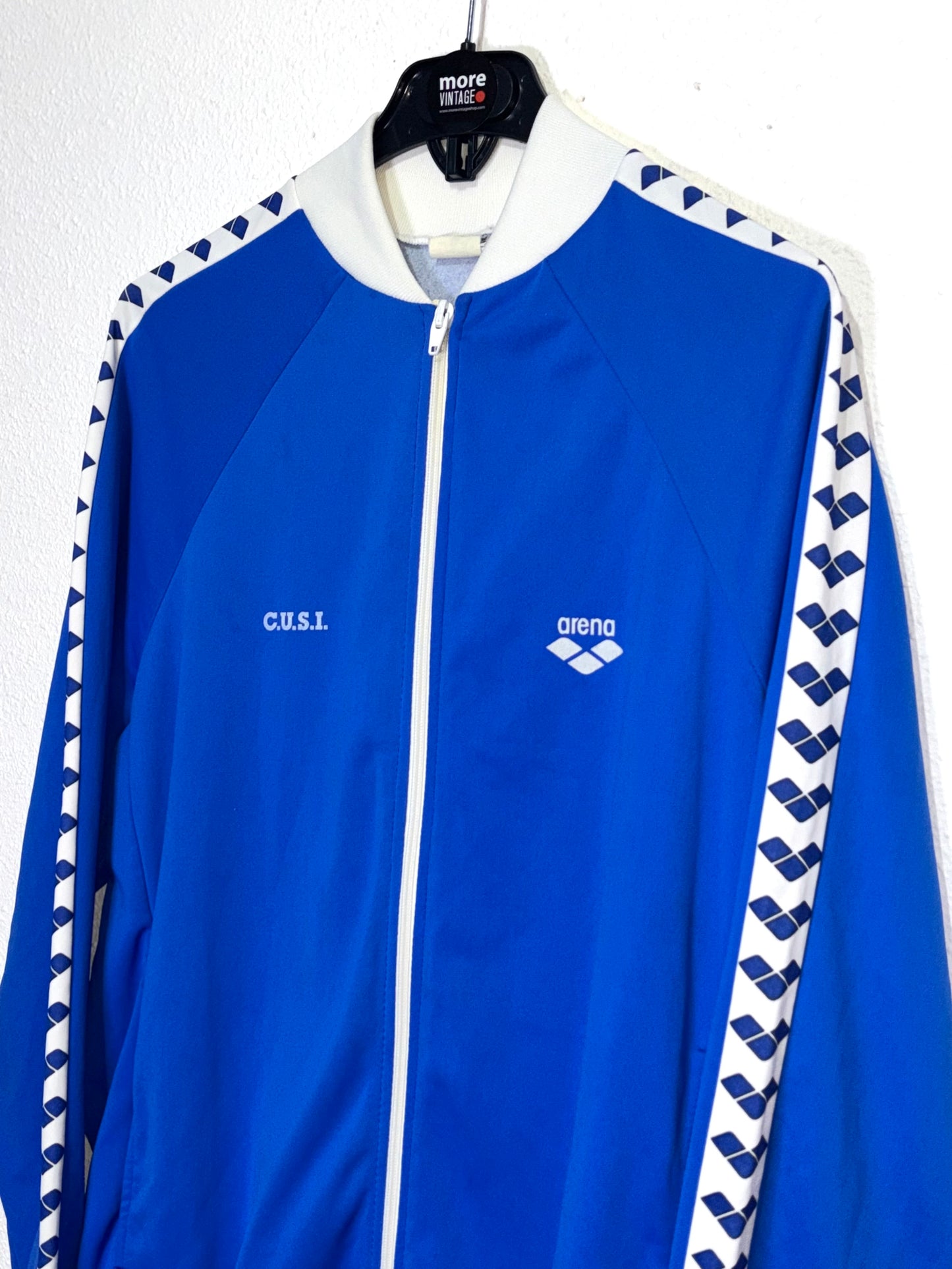 Sudadera Retro Arena Italia Blue/White