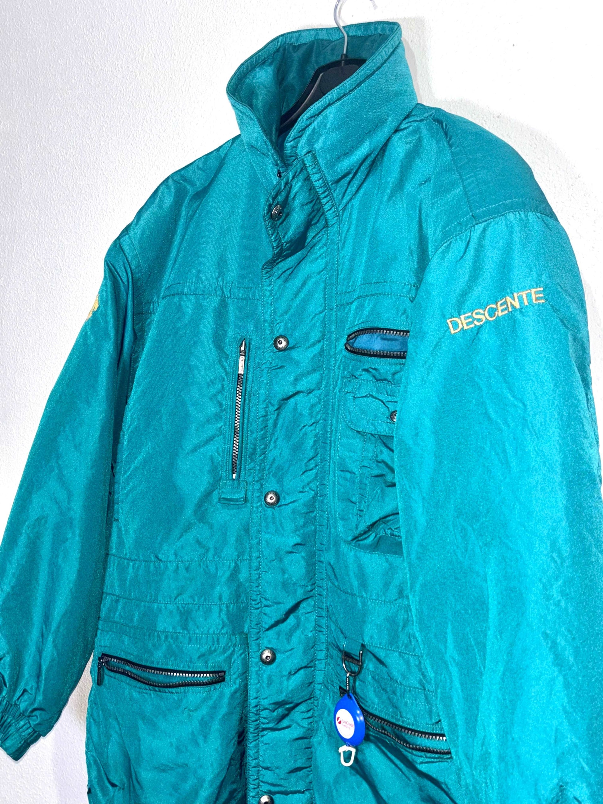 Abrigo Vintage Descente ski Blue