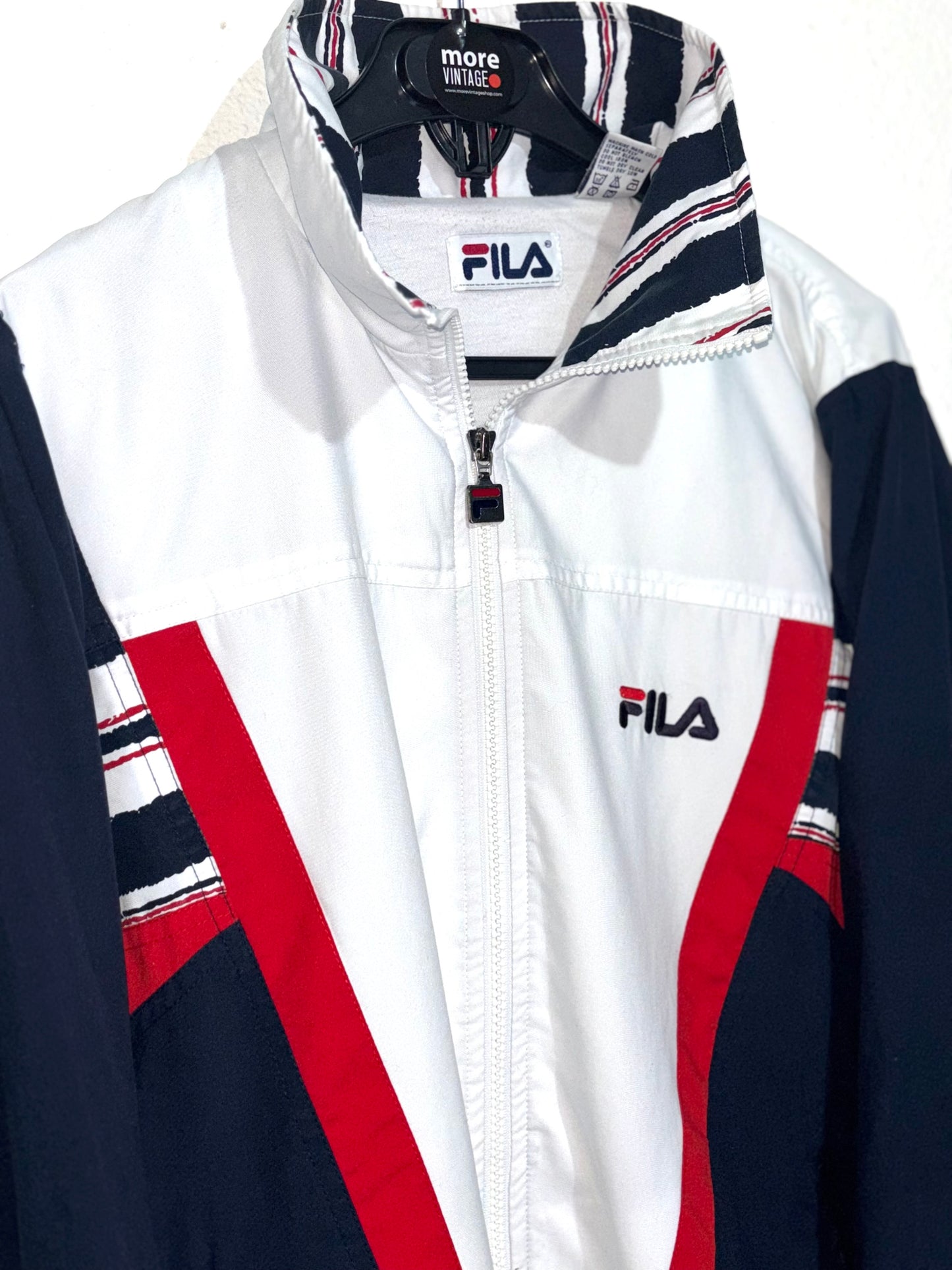 Chaqueta Fila Vintage Retro White/Navy Blue