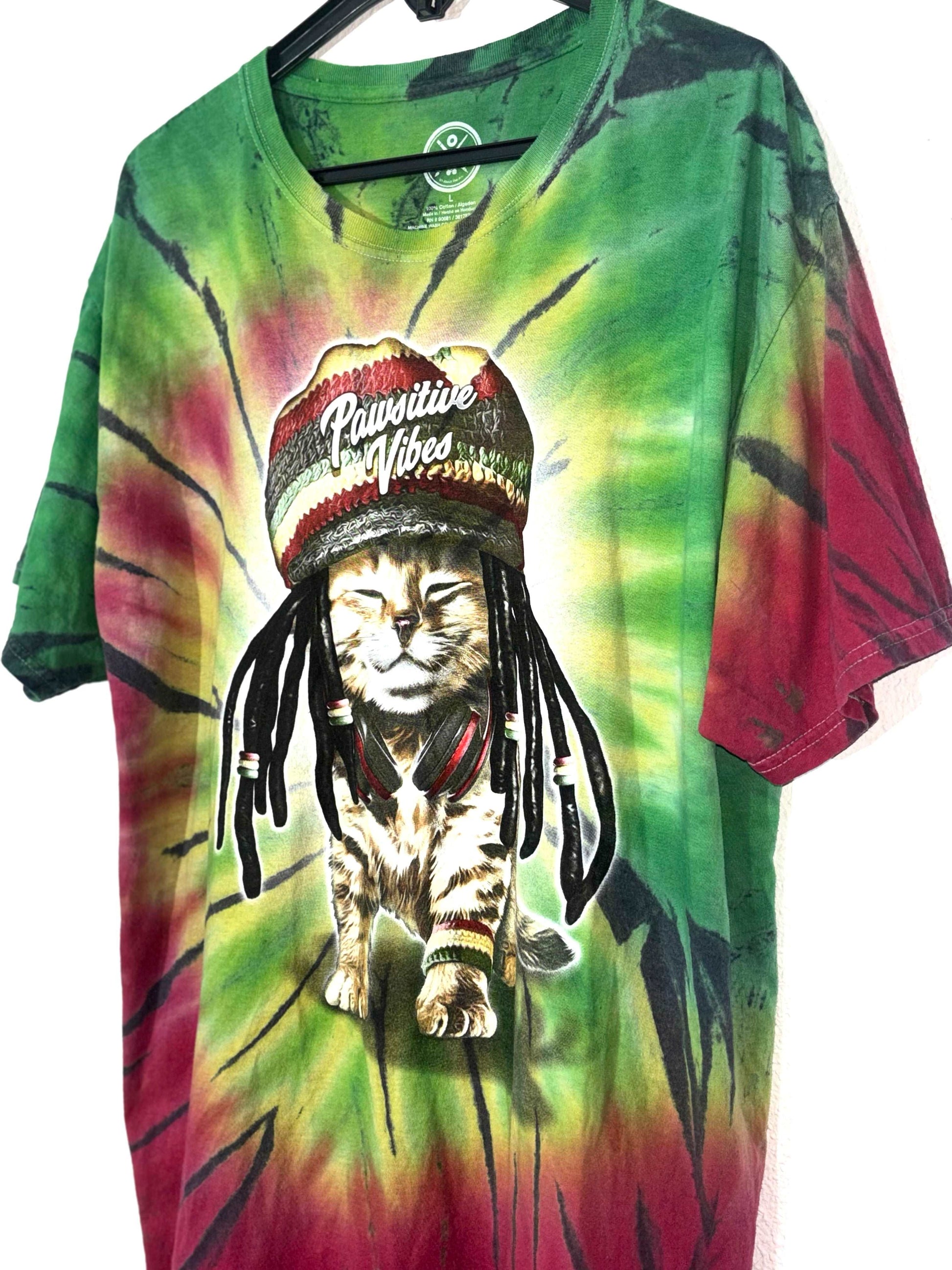 Camiseta Positive Vives Tie dye