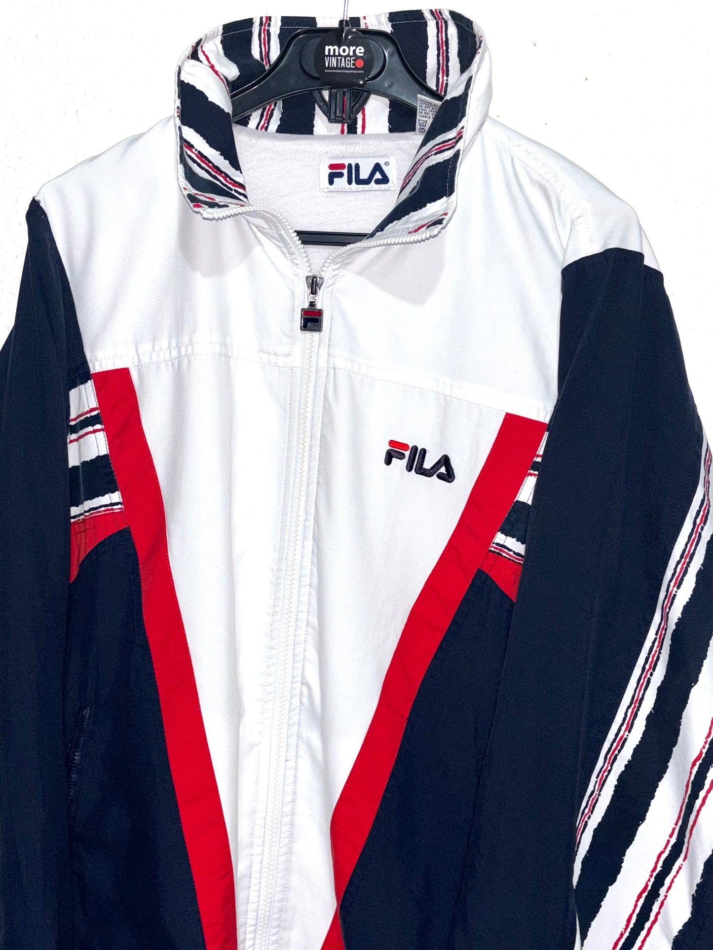 Chaqueta Fila Vintage Retro White/Navy Blue