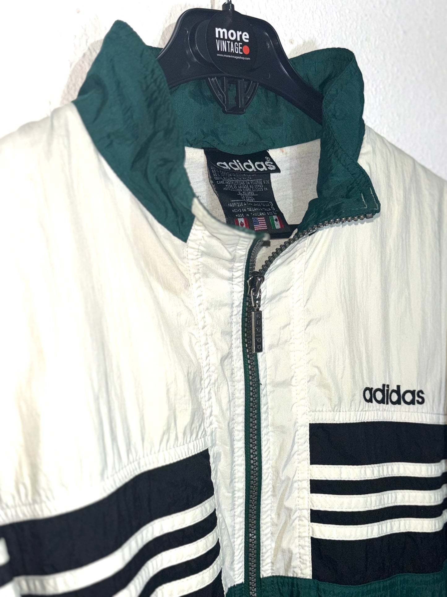 Chaqueta Adidas Vintage Retro Green/White