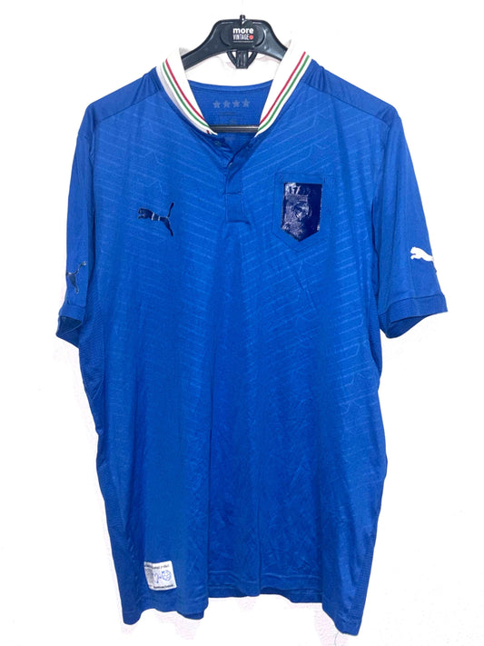 Camiseta Fútbol Retro Puma Italia FIGC Blue