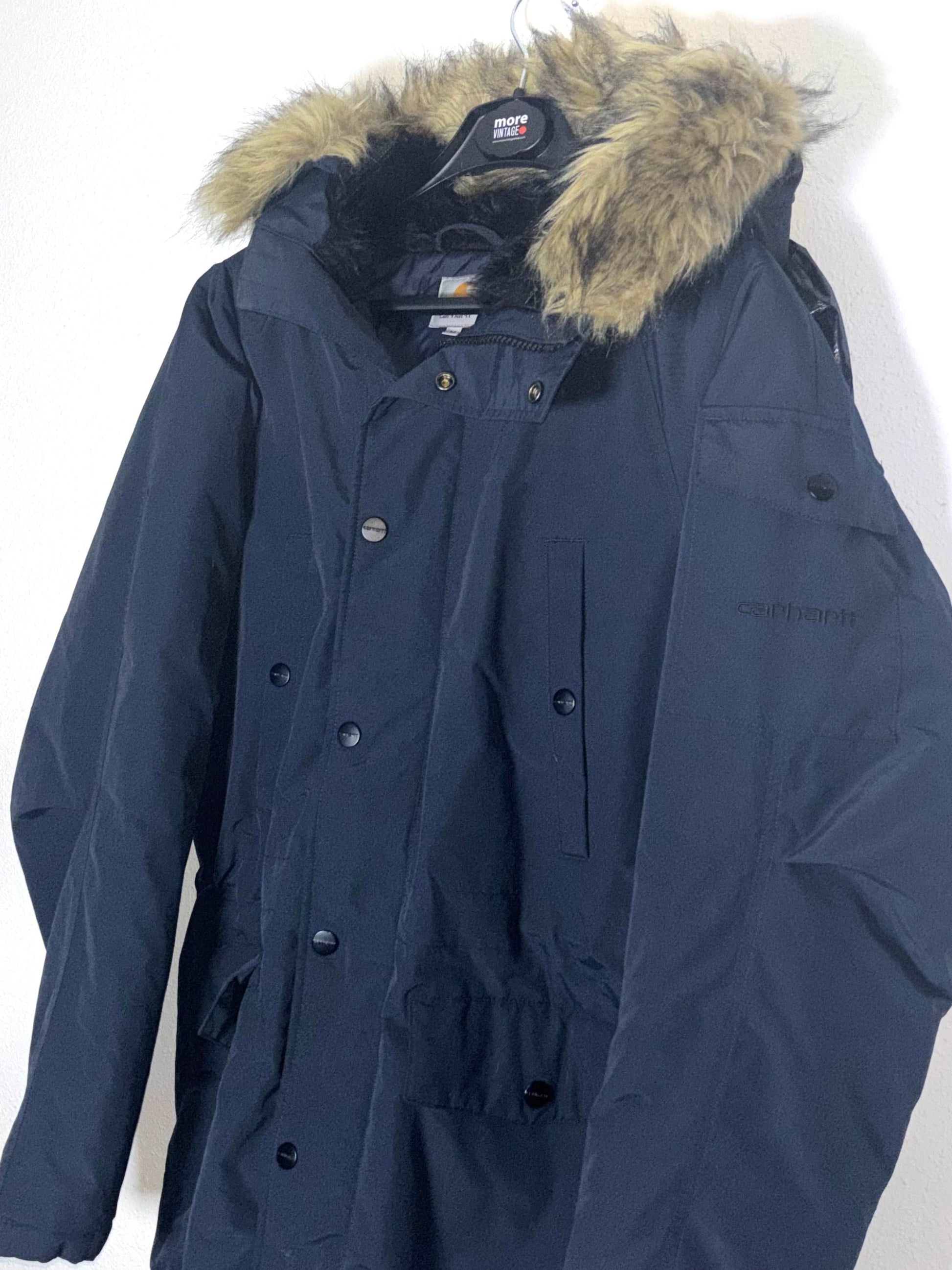 Abrigo Largo Carhartt Navy Blue