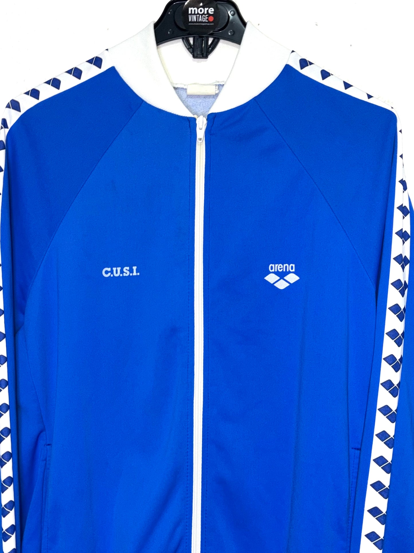 Sudadera Retro Arena Italia Blue/White