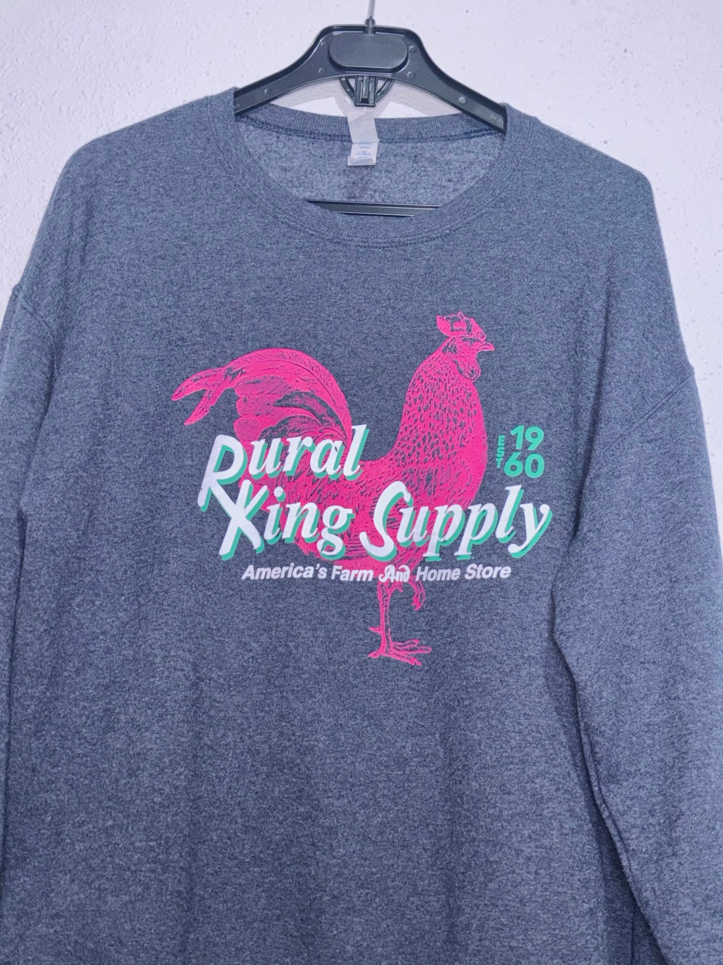 Sudadera Vintage Rural King Suplpy Grey