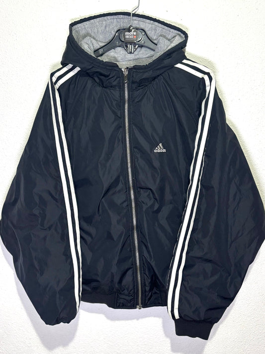 Abrigo Adidas Reversible Vintage Black/Grey