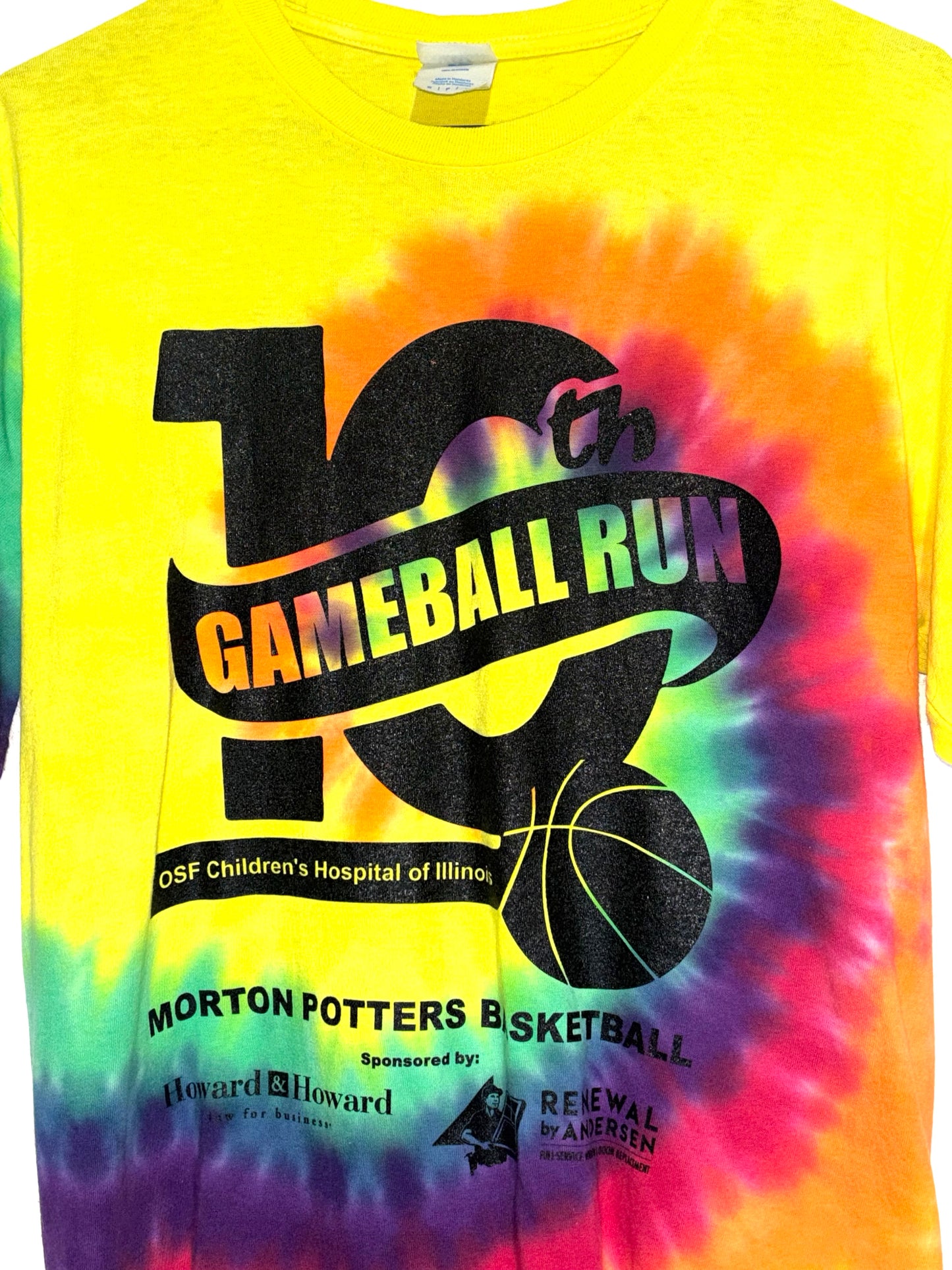 Camiseta Vintage Tie Dye Gameball Run