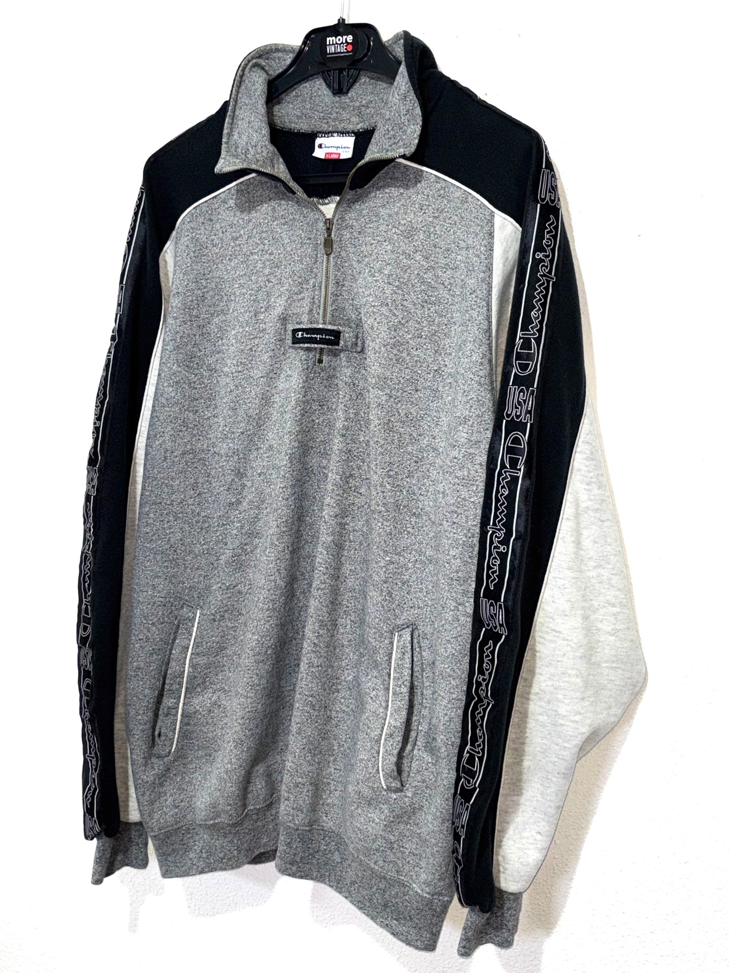 Sudadera Champion USA Retro Grey