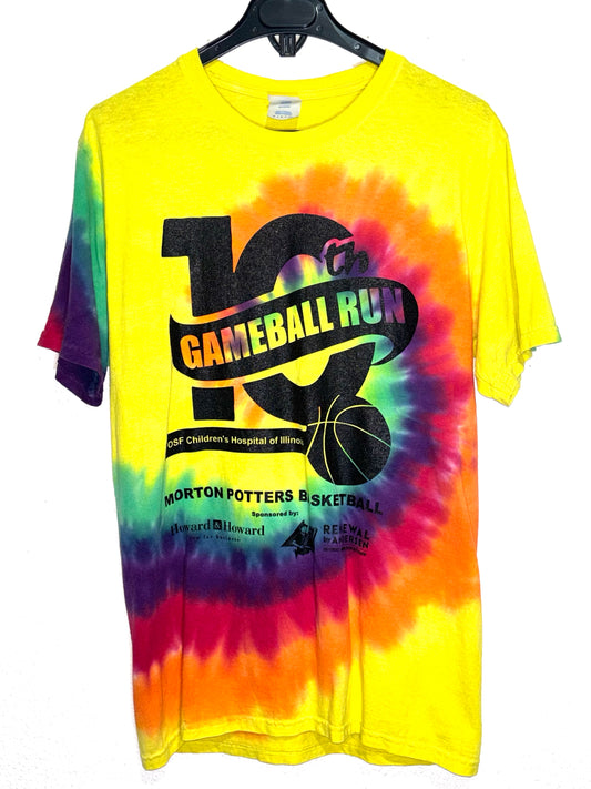 Camiseta Vintage Tie Dye Gameball Run