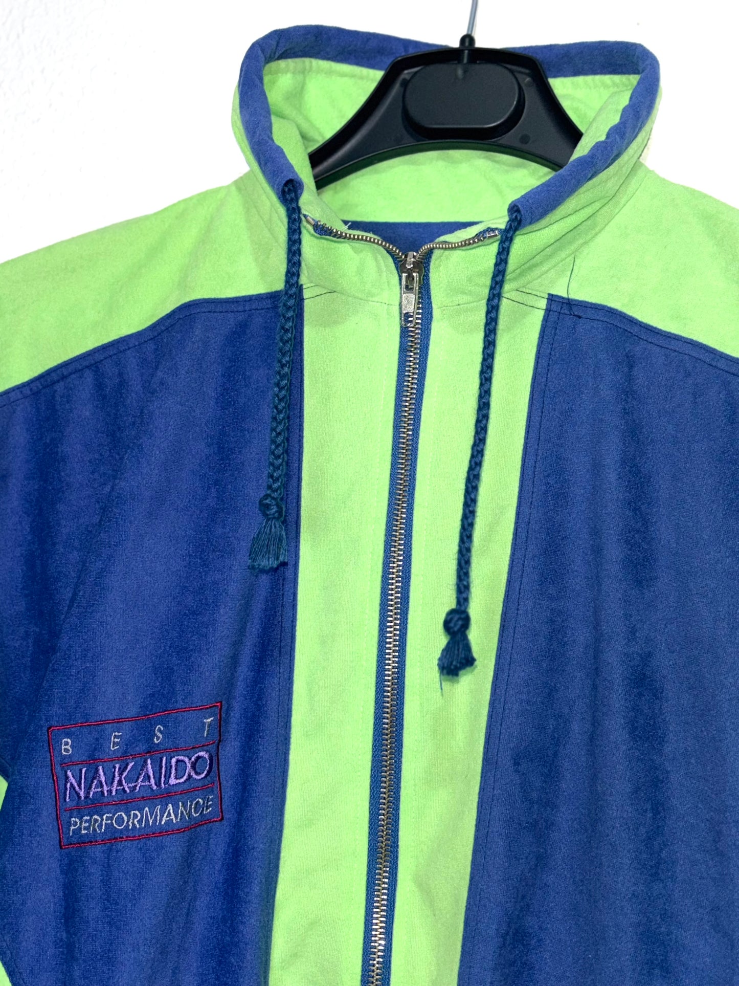 Sudadera Vintage Nakaido Retro Green/Blue