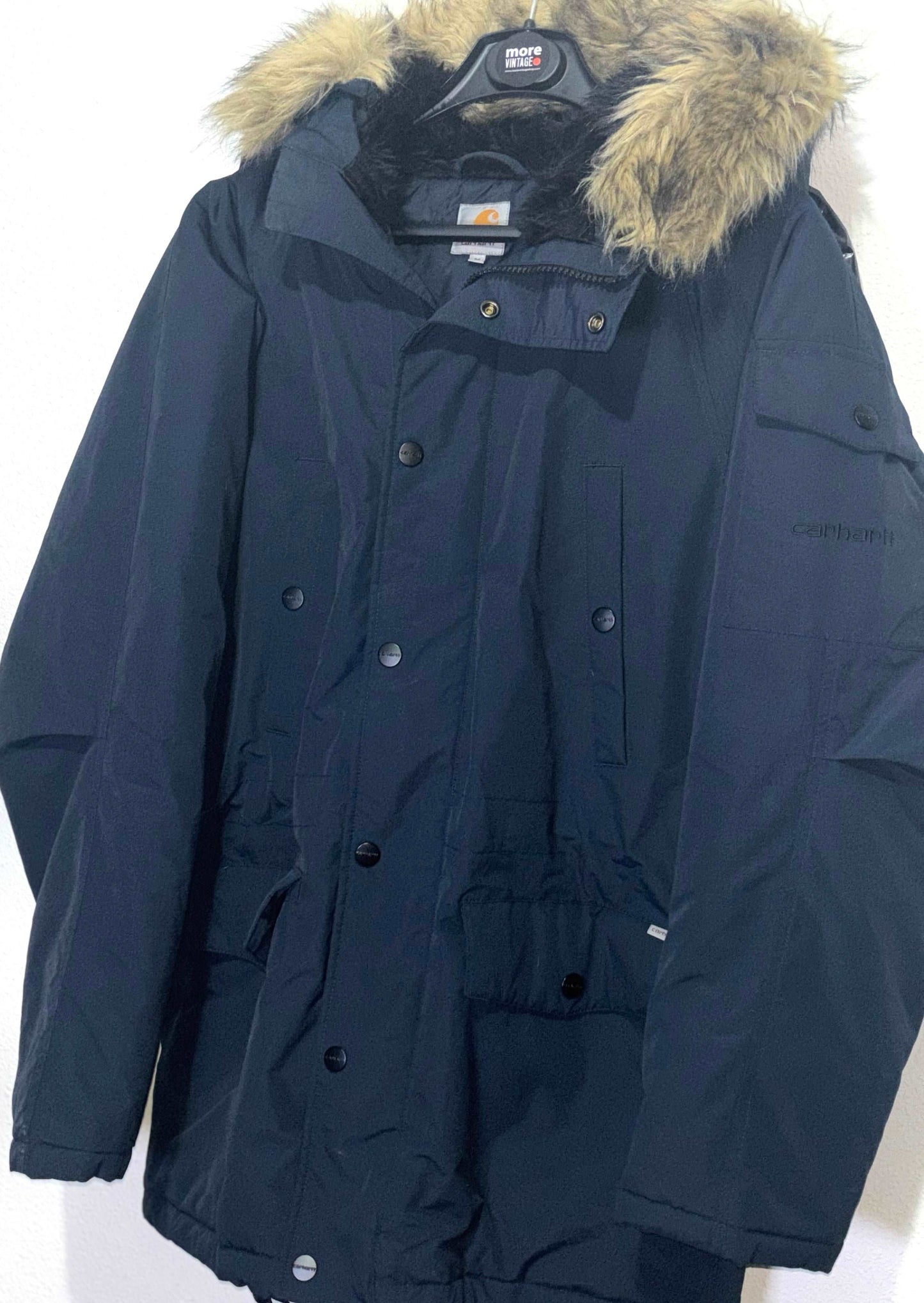 Abrigo Largo Carhartt Navy Blue